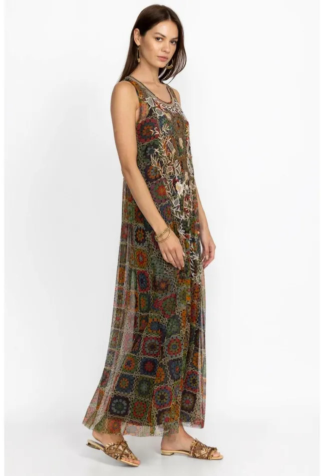Women Bitola Mesh Dress Multi Johnny Was Dresses