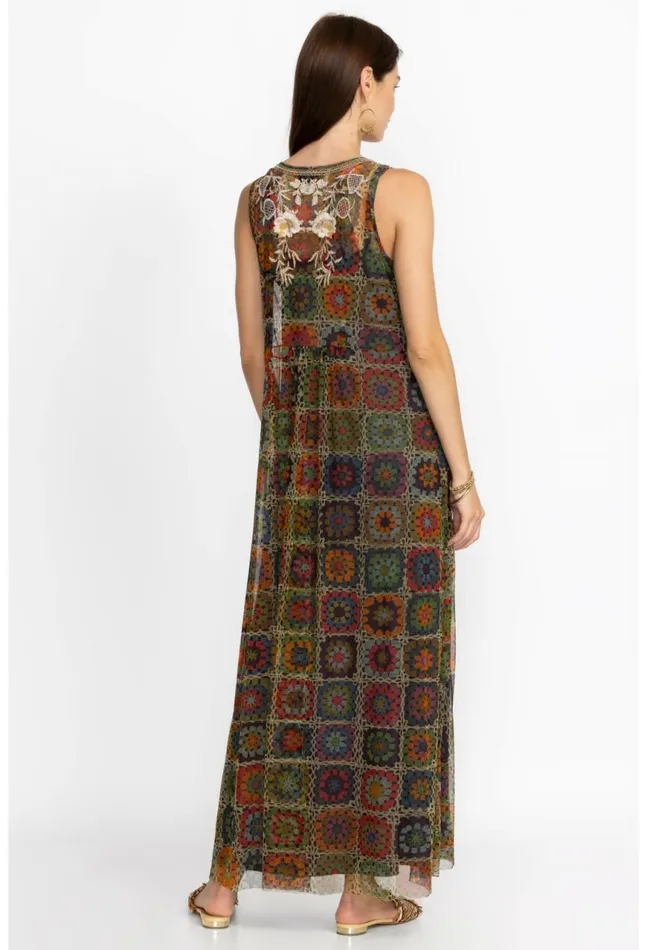 Women Bitola Mesh Dress Multi Johnny Was Dresses
