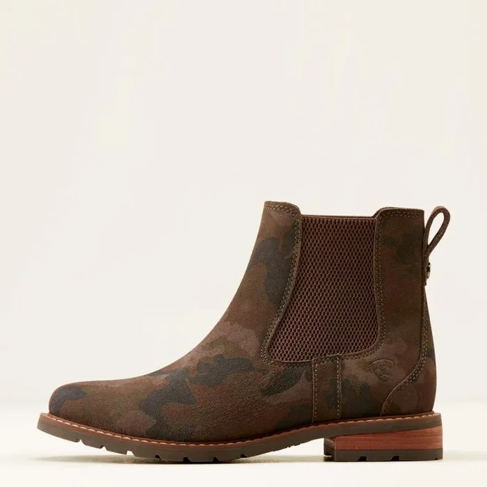 Women Booties Ariat Wexford Chelsea Boot Camo Suede Women Booties Ariat Wexford Chelsea Boot Camo Suede