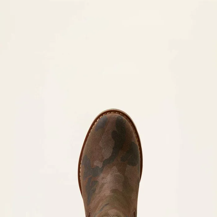 Women Booties Ariat Wexford Chelsea Boot Camo Suede Women Booties Ariat Wexford Chelsea Boot Camo Suede