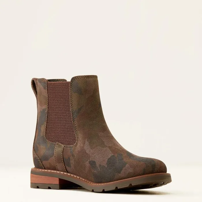 Women Booties Ariat Wexford Chelsea Boot Camo Suede Women Booties Ariat Wexford Chelsea Boot Camo Suede