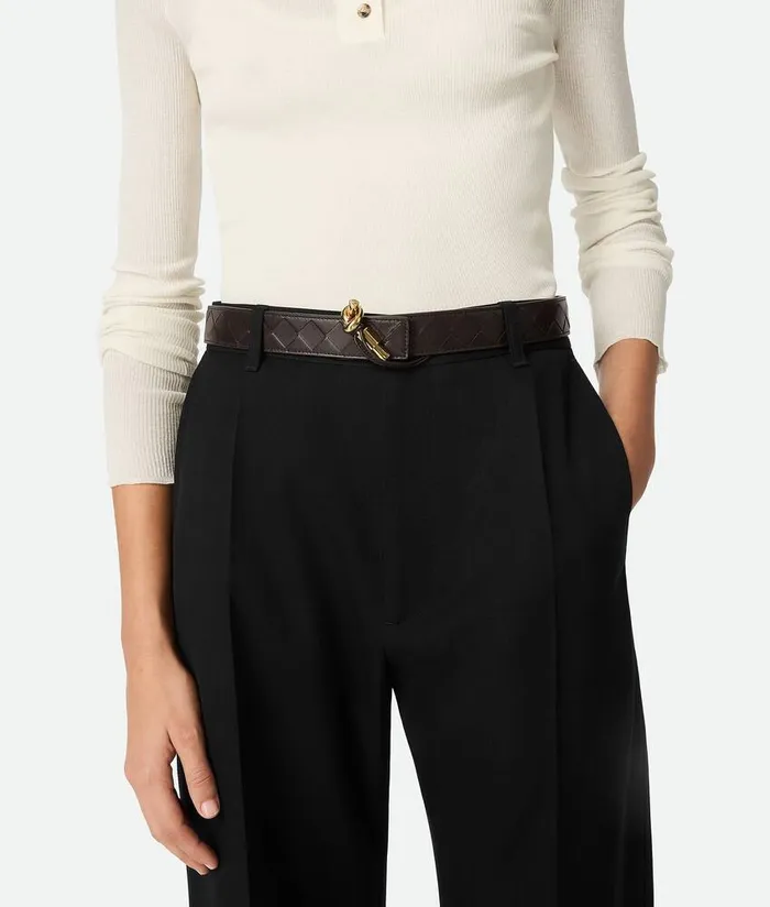 Women Bottega Veneta Belts Andiamo Belt Fondant