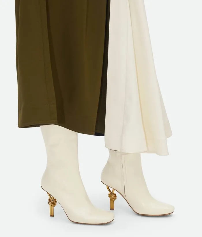 Women Bottega Veneta Boots Knot Boot Sea Salt