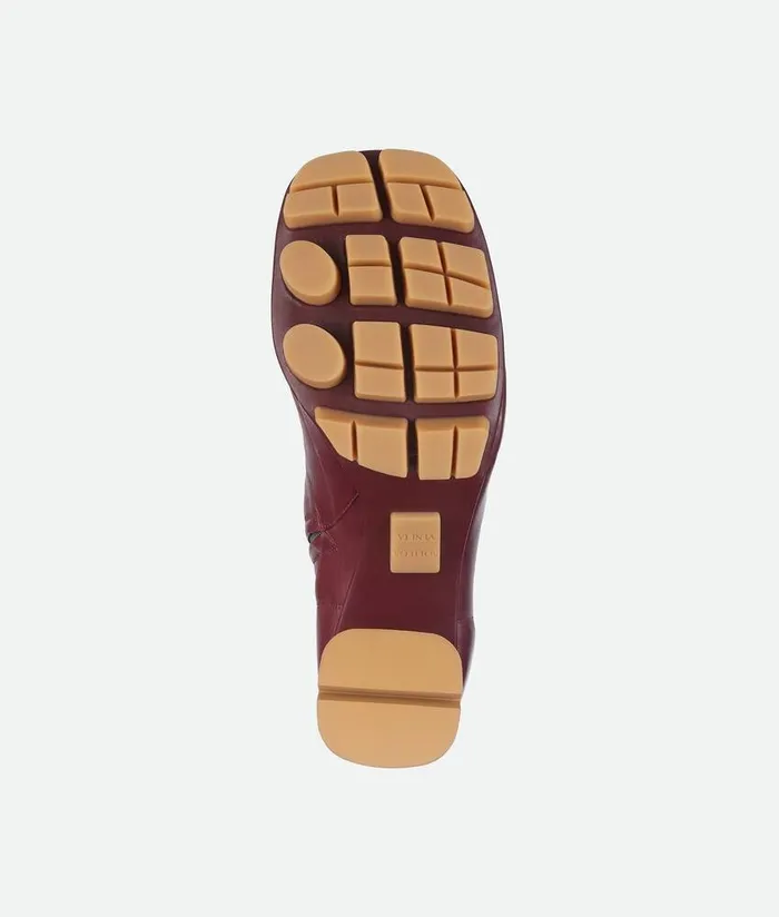 Women Bottega Veneta Boots Shore Boot Merlot