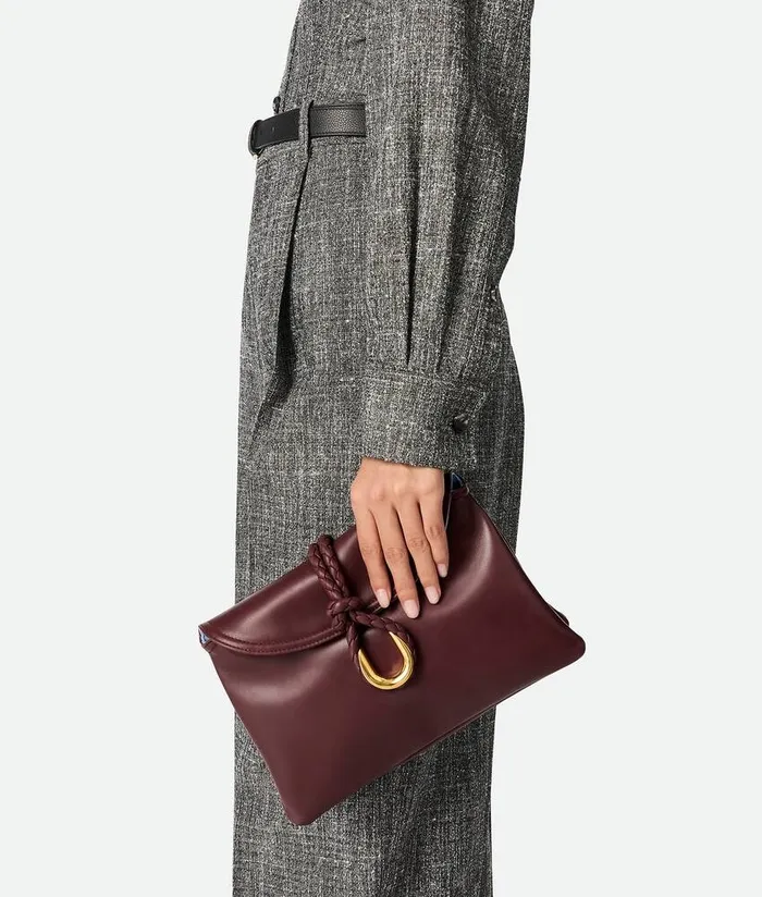 Women Bottega Veneta Crossbody Small Liberta Madder Brownlunar