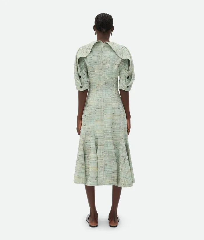 Women Bottega Veneta Dresses Knotted Viscose Dress Dewdropmulticolour