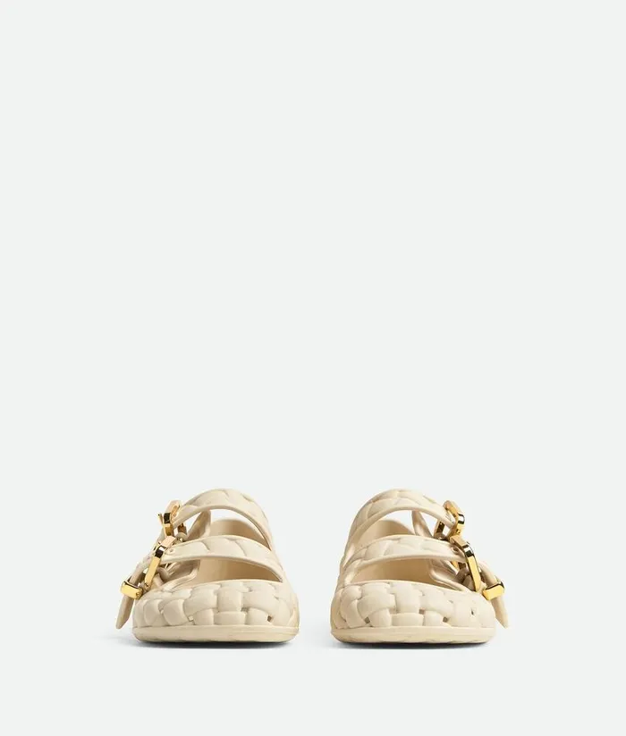 Women Bottega Veneta Flats Amy MaryJane Ballerina Sea Salt