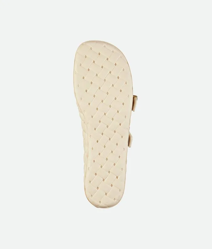 Women Bottega Veneta Flats Amy MaryJane Ballerina Sea Salt