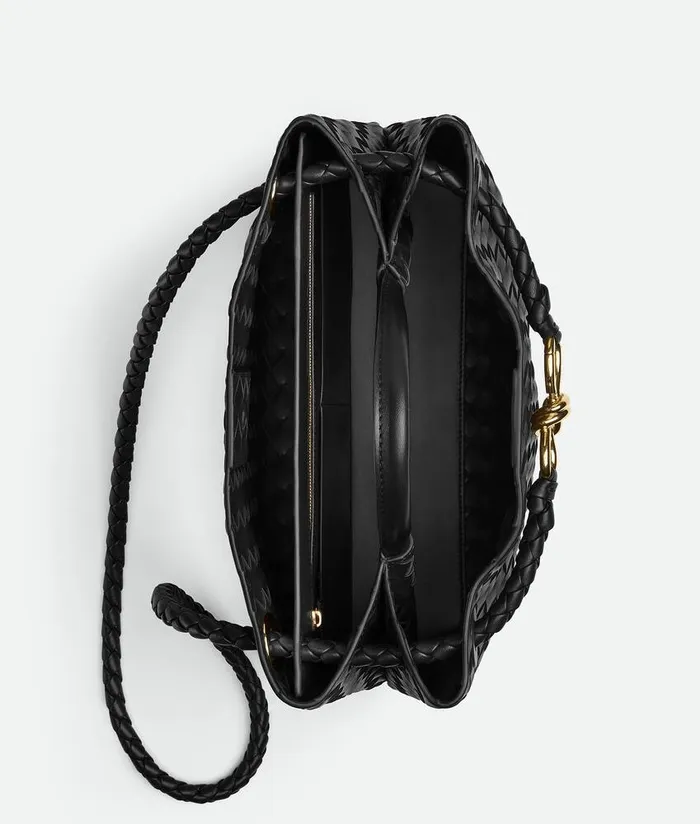 Women Bottega Veneta Shopper Andiamo Black