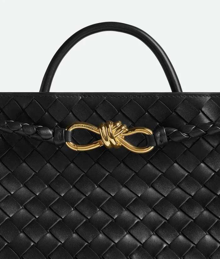 Women Bottega Veneta Shopper Andiamo Black