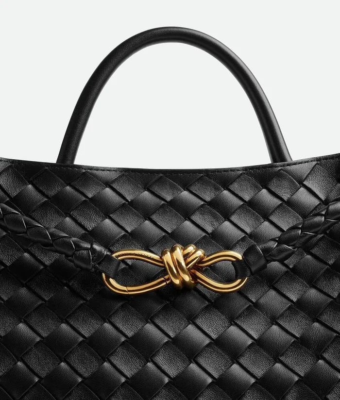 Women Bottega Veneta Shopper Andiamo Black