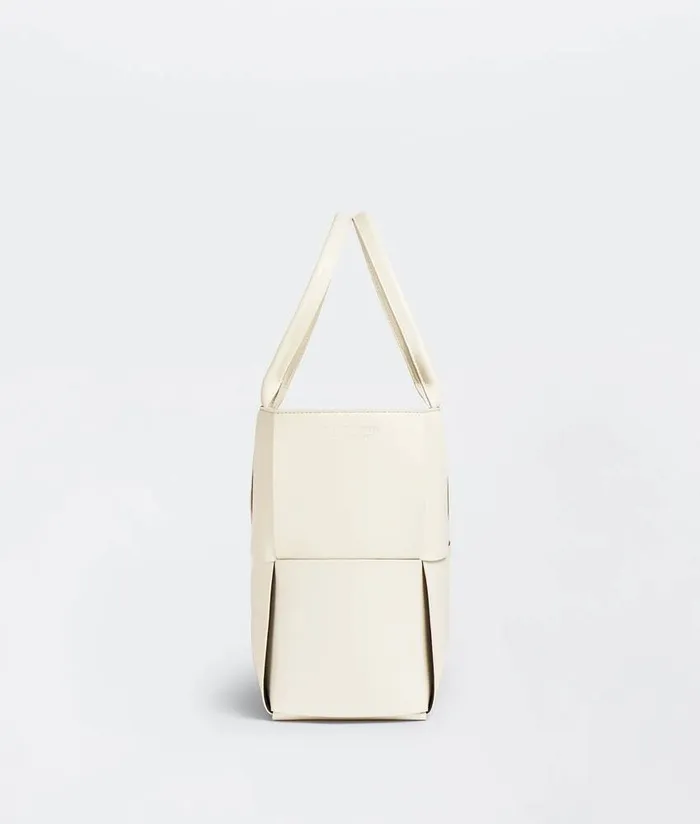 Women Bottega Veneta Shopper Arco Tote White Black