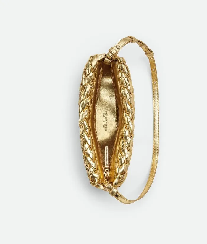 Women Bottega Veneta Shoulder Kalimero ChaCha Gold