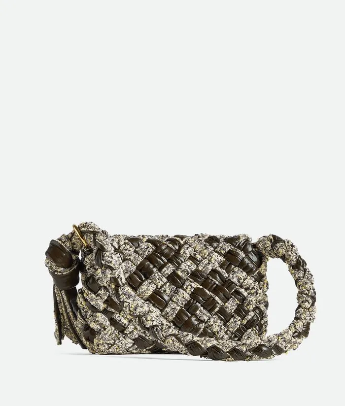 Women Bottega Veneta Shoulder Kalimero Cittagrave Yellowchalkblackkaki