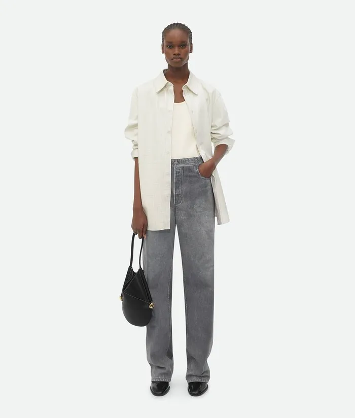 Women Bottega Veneta Shoulder Small Solstice Black