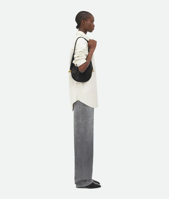 Women Bottega Veneta Shoulder Small Solstice Black