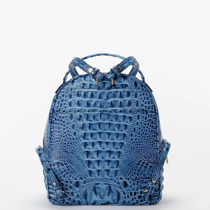 Women Brahmin Backpacks Chelcy Blue Serenade Melbourne Women Brahmin Backpacks Chelcy Blue Serenade Melbourne