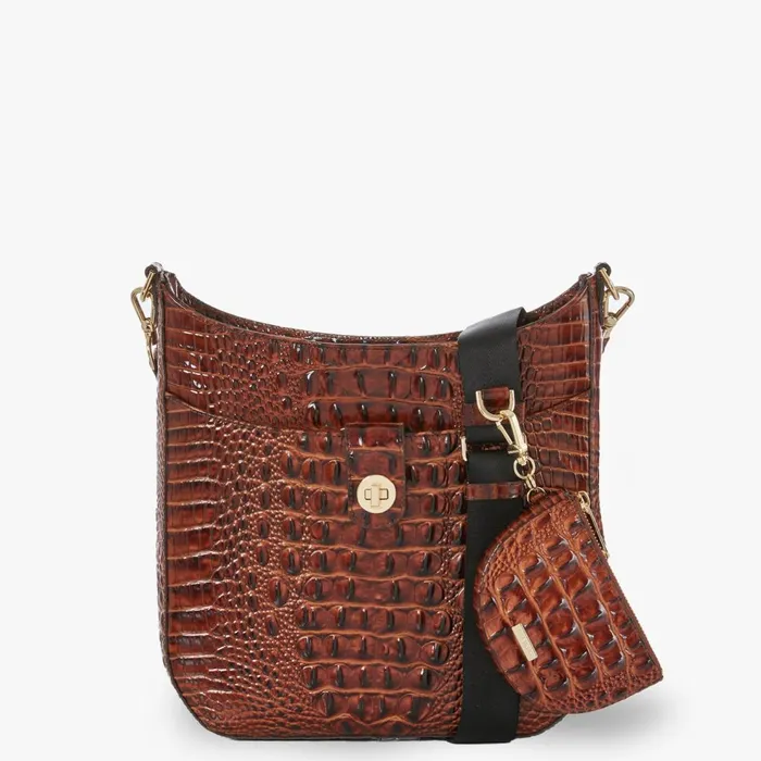 Women Brahmin Crossbodies Leia Charcoal Zinnia Women Brahmin Crossbodies Leia Charcoal Zinnia