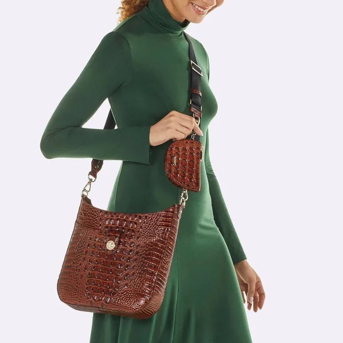 Women Brahmin Crossbodies Leia Charcoal Zinnia Women Brahmin Crossbodies Leia Charcoal Zinnia