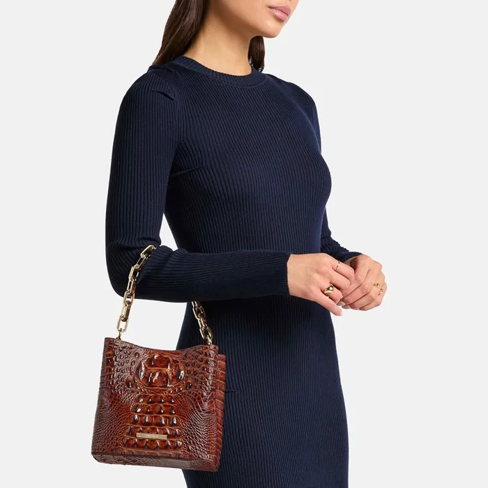 Women Brahmin Crossbodies Mod Mini Amelia Gold Blissful Women Brahmin Crossbodies Mod Mini Amelia Gold Blissful