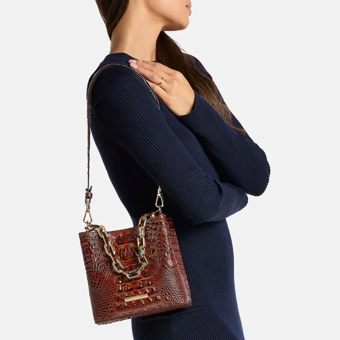 Women Brahmin Crossbodies Mod Mini Amelia Gold Blissful Women Brahmin Crossbodies Mod Mini Amelia Gold Blissful