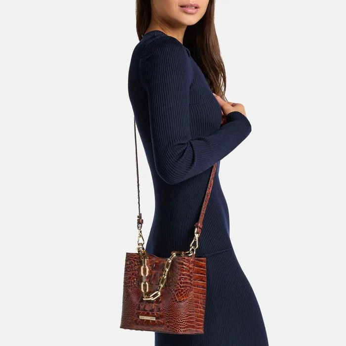 Women Brahmin Crossbodies Mod Mini Amelia Gold Blissful Women Brahmin Crossbodies Mod Mini Amelia Gold Blissful