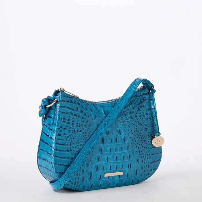 Women Brahmin Crossbodies Shayna Vibrant Azure Women Brahmin Crossbodies Shayna Vibrant Azure