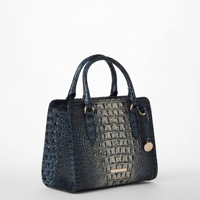 Women Brahmin Satchels Cami Twilight Blue Ombre Women Brahmin Satchels Cami Twilight Blue Ombre