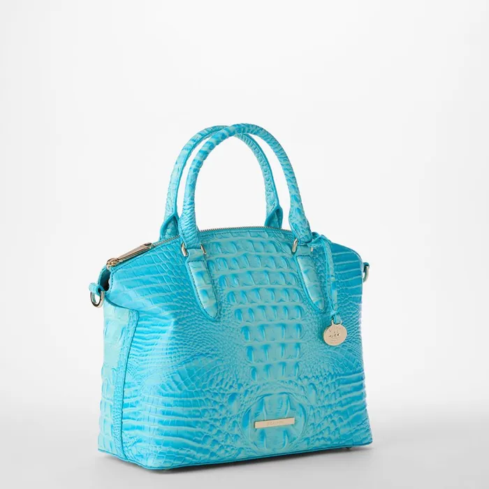 Women Brahmin Satchels Duxbury Satchel Tropic Blue Melbourne Women Brahmin Satchels Duxbury Satchel Tropic Blue Melbourne