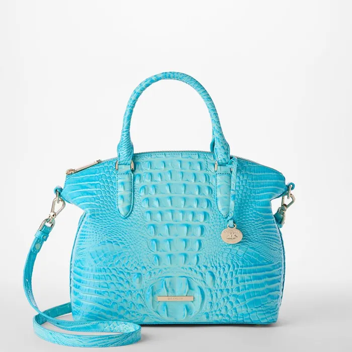 Women Brahmin Satchels Duxbury Satchel Tropic Blue Melbourne Women Brahmin Satchels Duxbury Satchel Tropic Blue Melbourne