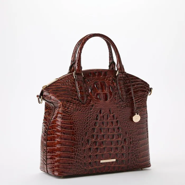 Women Brahmin Satchels Large Duxbury Satchel Pecan Melbourne