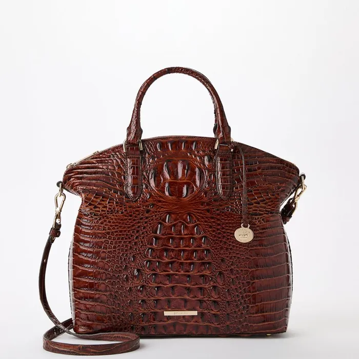 Women Brahmin Satchels Large Duxbury Satchel Pecan Melbourne
