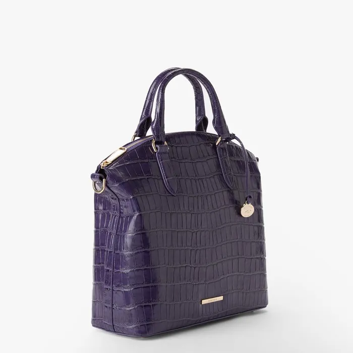 Women Brahmin Satchels Large Duxbury Satchel Voltage Violet Sirona