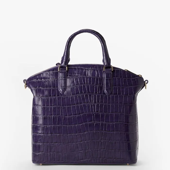 Women Brahmin Satchels Large Duxbury Satchel Voltage Violet Sirona