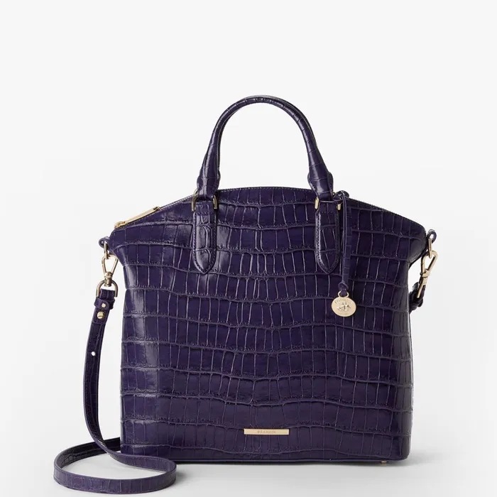 Women Brahmin Satchels Large Duxbury Satchel Voltage Violet Sirona
