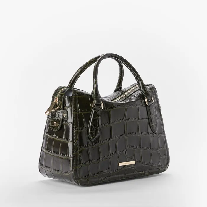 Women Brahmin Satchels Micaela Matcha Green Baize Women Brahmin Satchels Micaela Matcha Green Baize