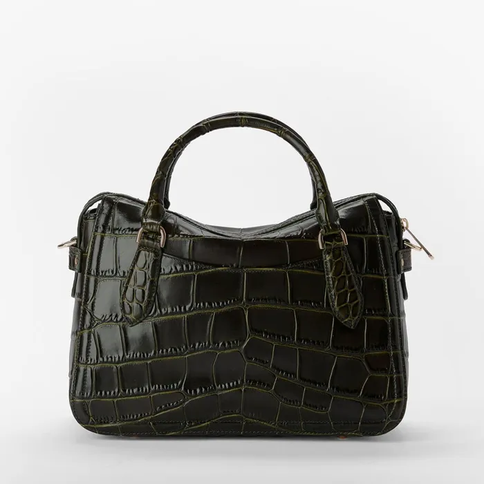 Women Brahmin Satchels Micaela Matcha Green Baize Women Brahmin Satchels Micaela Matcha Green Baize