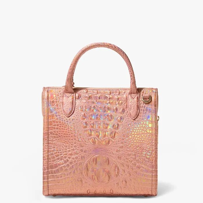 Women Brahmin Satchels Small Caroline Rose Gold Melbourne Women Brahmin Satchels Small Caroline Rose Gold Melbourne