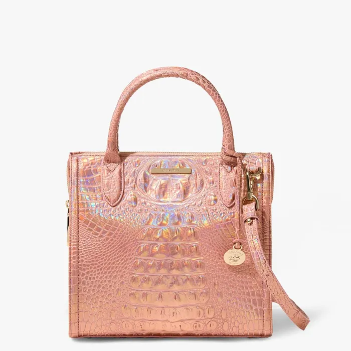 Women Brahmin Satchels Small Caroline Rose Gold Melbourne Women Brahmin Satchels Small Caroline Rose Gold Melbourne