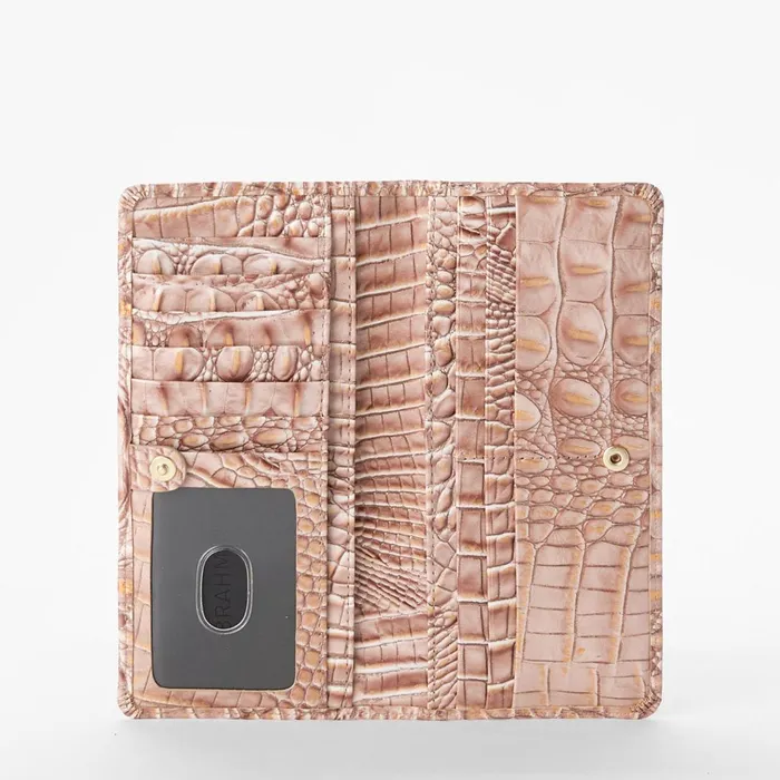 Women Brahmin Wallets and Wristlets Adelle Chrysanthemum Ombre Women Brahmin Wallets and Wristlets Adelle Chrysanthemum Ombre