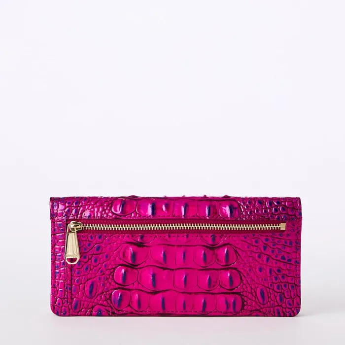 Women Brahmin Wallets and Wristlets Ady Wallet Voltage Violet Women Brahmin Wallets and Wristlets Ady Wallet Voltage Violet