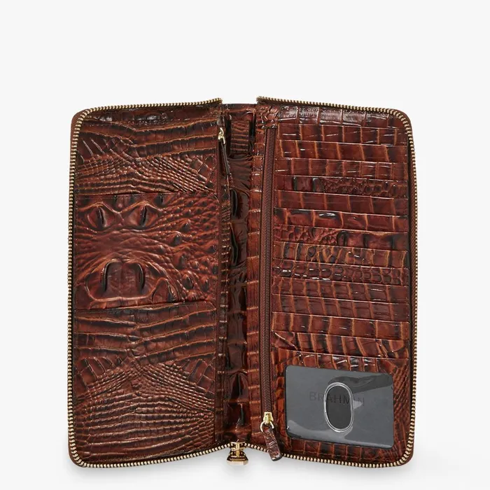 Women Brahmin Wallets and Wristlets Skyler Pecan Melbourne Women Brahmin Wallets and Wristlets Skyler Pecan Melbourne