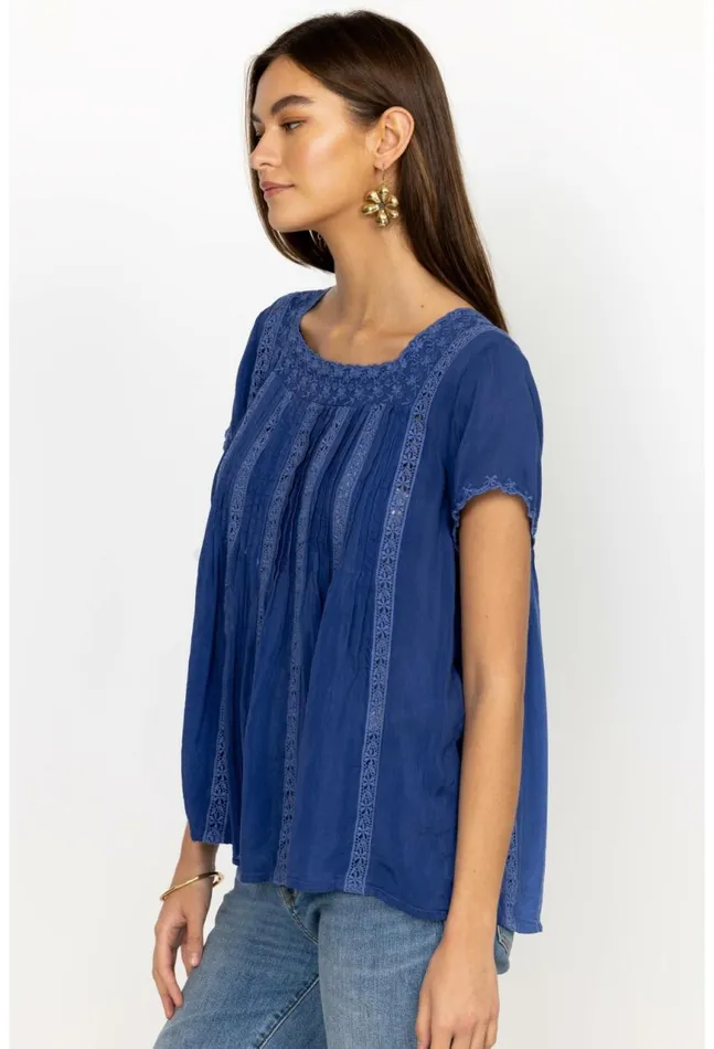Women Brigita Blouse Surf The Web Johnny Was Tops