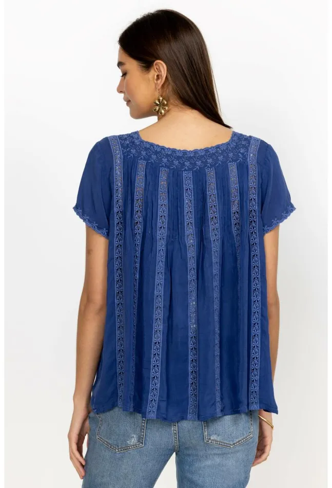 Women Brigita Blouse Surf The Web Johnny Was Tops