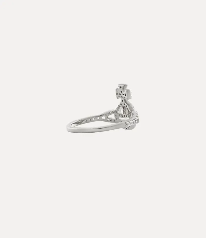 Women Calliope Ring Platinumwhitecz Vivienne Westwood Classic Styles Women Calliope Ring Platinumwhitecz Vivienne Westwood Classic Styles