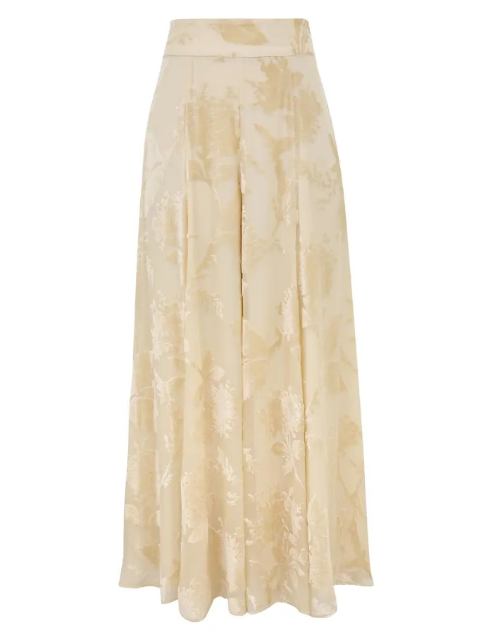 Women Clothing Zimmermann Burnout Culotte Cream