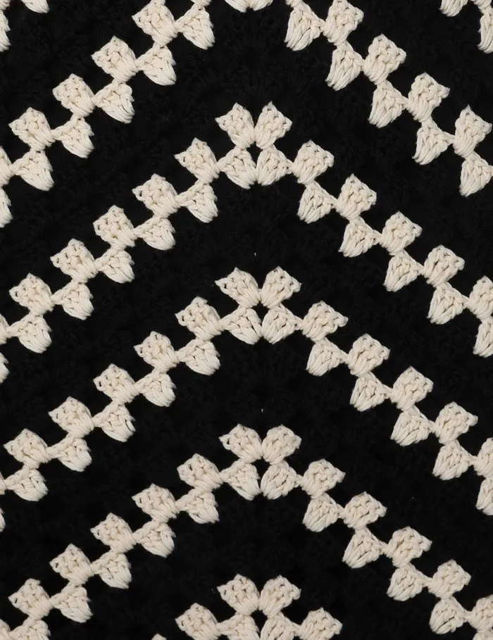 Women Clothing Zimmermann Halliday Hand Crochet Dress Chevron