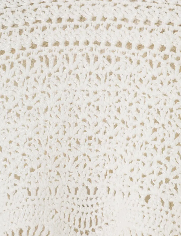 Women Clothing Zimmermann Lightburst Textured Swing Tank Ivory