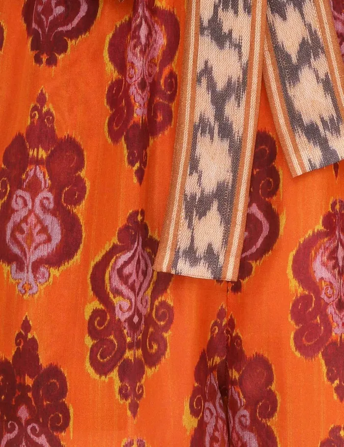 Women Clothing Zimmermann Wylie Relaxed Pant Sunset Ikat