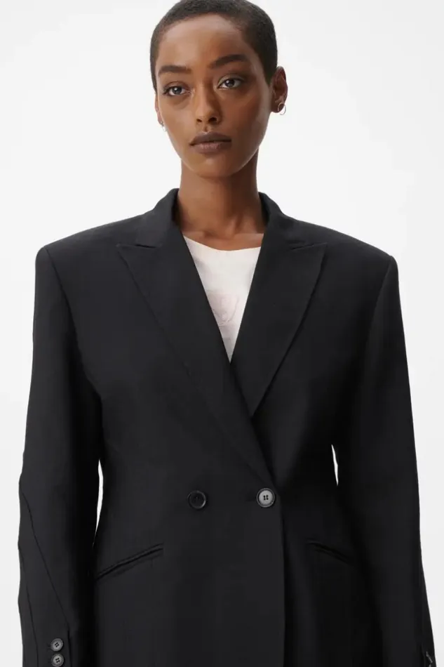Women Coats and Jackets Lala Berlin Jacket Jupiter Viscose Mix Black